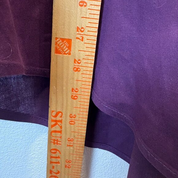 Vintage Bugle Boy Company Mens Purple Button-Up Shirt Crest Pocket SS Y2K 90s - Picture 6 of 7